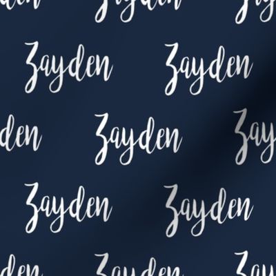 deep blue personalized name