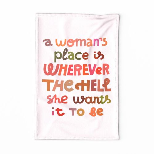 A woman's place