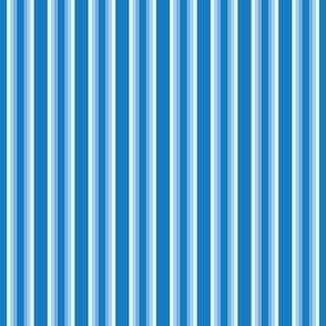 Bluebell Blue Gradient Stripes