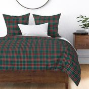 MED royal stewart green tartan style 1 - 4" repeat perfect for christmas