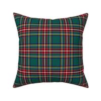MED royal stewart green tartan style 1 - 4" repeat perfect for christmas