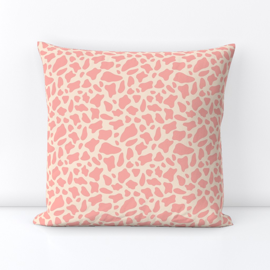 Blush Pink Cow Print Pattern