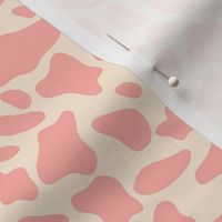 Blush Pink Cow Print Pattern