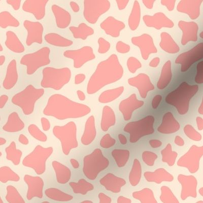 Blush Pink Cow Print Pattern