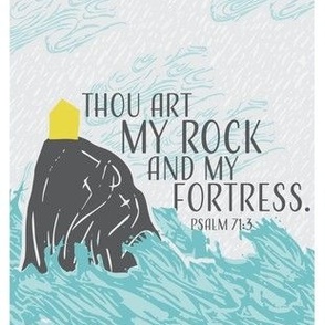 Rock and Fortress Print