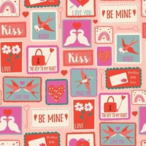 Valentine stamps