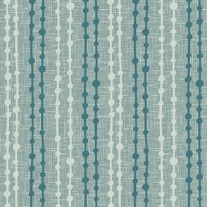 Dots on a line / Teal / Medium scale