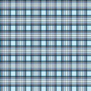 XSM blue tartan style 1 - 1.35" repeat