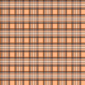 XSM orange tartan style 1 - 1.35" repeat