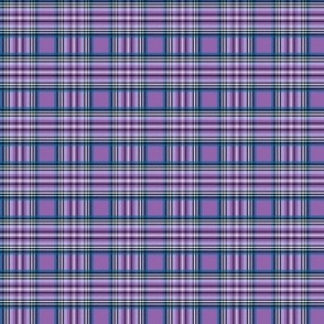 XSM purple blue tartan style 1 - 1.35" repeat