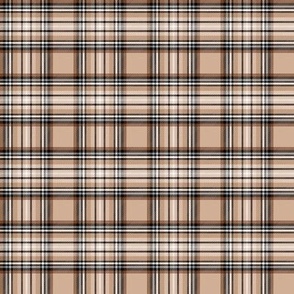 SM brown tartan style 1 - 2" repeat