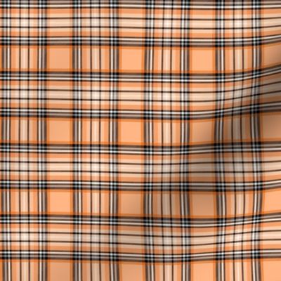 SM orange tartan style 1 - 2" repeat