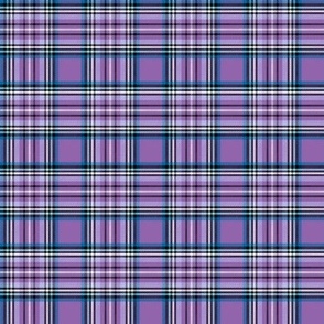 SM purple blue tartan style 1 - 2" repeat