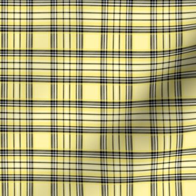 SM lemon yellow tartan style 1 - 2" repeat