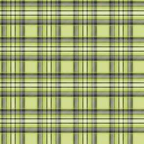 SM lime green tartan style 1 - 2" repeat