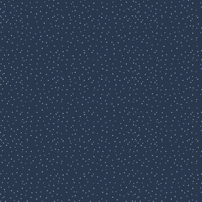 Snowflakes | M size | 12" | on Navy #29384C | Christmas Collection 