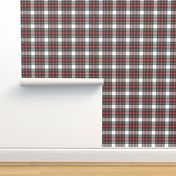 MED royal stewart white tartan style 1 - 4" repeat