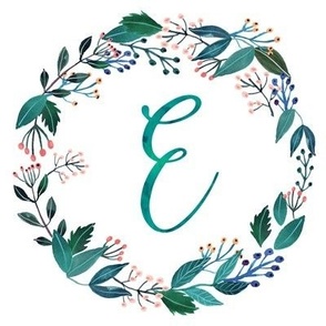 E Monogram for personalized creations