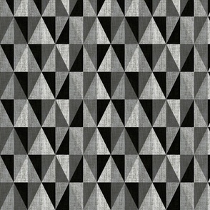 Textured Diamonds - Dk Black gray (small scale)