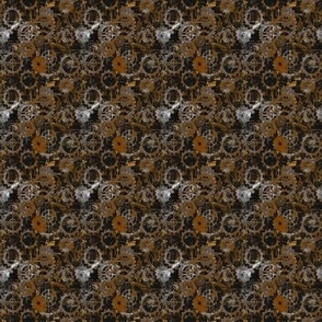Grungy Rust Gears -small