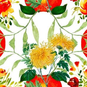 Summer,flowers,dandelion ,mosaic pattern 