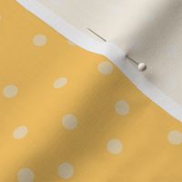 Yellow polka dots