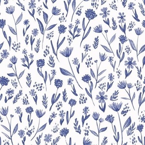 Fiona Floral Bluebell