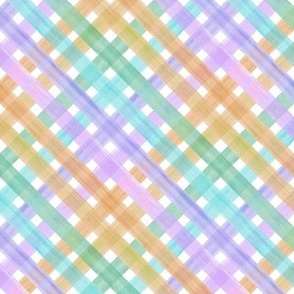 Pastel watercolour diagonal overlapping stripes