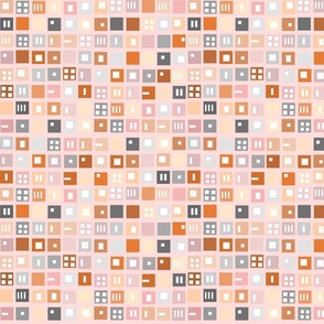 Squares-geometrical Metropolis on blush