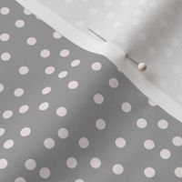 Grey polka dot