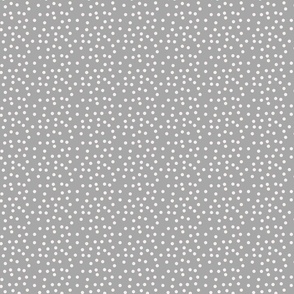 Grey polka dot