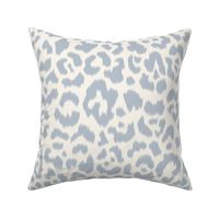 Soft Blue  Cream feathered new leopard 