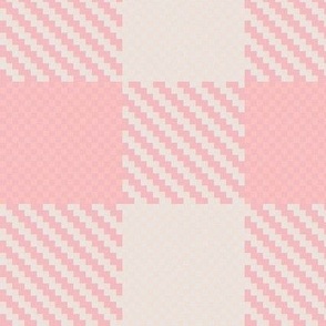 Winter Holiday Checkers - Cotton Candy / Large