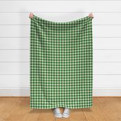 Winter Holiday Checkers - Grass Green / Medium