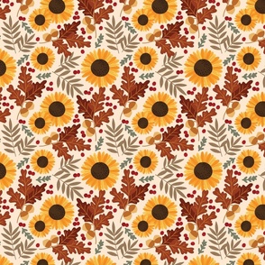 Autumn floral small