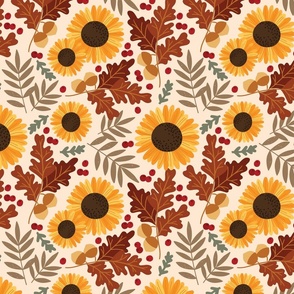 Autumn floral medium