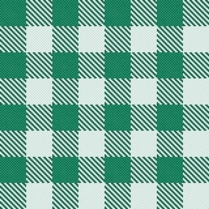 Winter Holiday Checkers - Pine Green / Medium