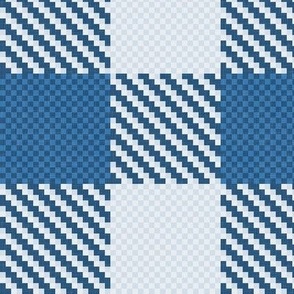 Holiday Checkers - Classic Blue / Large