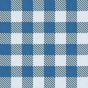 Holiday Checkers - Classic Blue / Medium