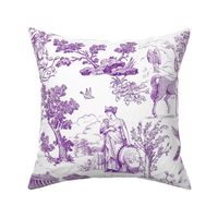 Greek Mythology Toile Purple