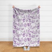 Greek Mythology Toile Purple