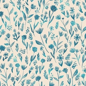 Fiona Floral Teal