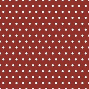 Red and White Polka Dot - 12x12