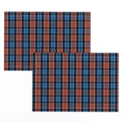 Graham of Menteith tartan 3" red variation, ancient colors
