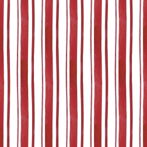 Red Christmas Stripe - 12x12