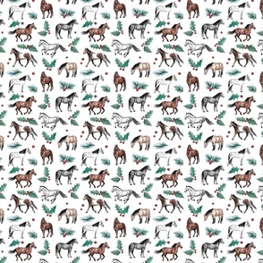 Christmas Horses - 5x5