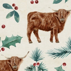 20157 Christmas Cow Images Stock Photos  Vectors  Shutterstock