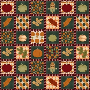 Autumn Cheater Quilt Small