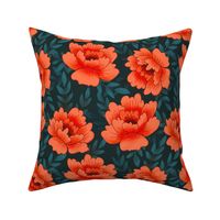 Medium Moody Flowers - Red