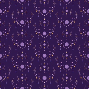 Rain Glitter Purple 9x150
